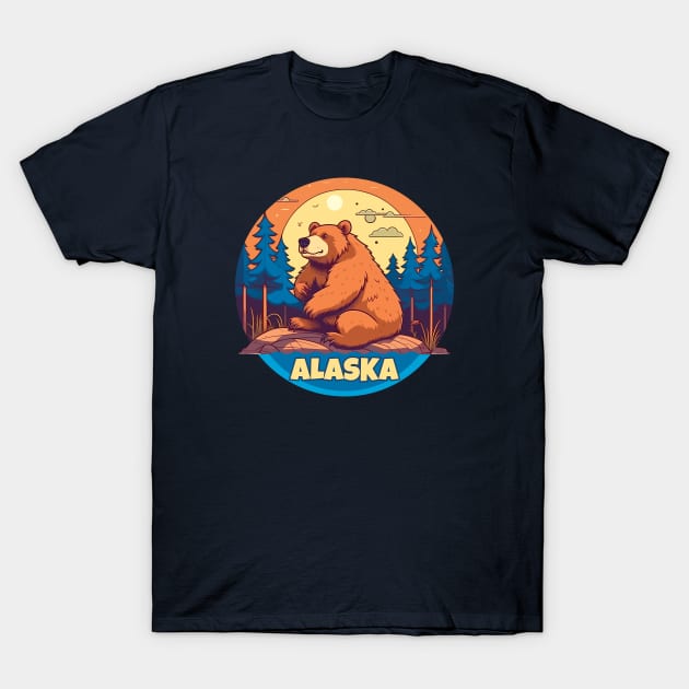 Alaska Bear T-Shirt by Bear Tees